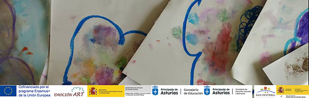 EmocionArte: Nubes de colores en el CPEE San Cristóbal de Asturias