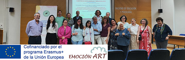 EmocionArte: jornada de competencias sociolaborales y empleo inclusivo en la Universidad de Extremadura