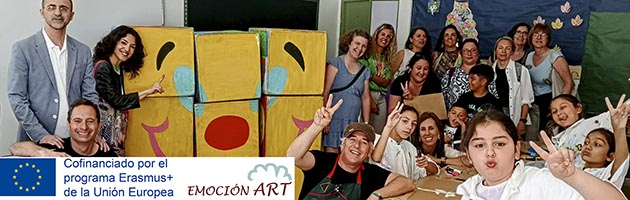 EmocionArte: visita al taller de artes plásticas del CEIP Santa Engracia de Badajoz